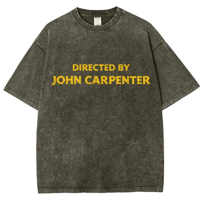 Directed by John Carpenter Vintage Distressed T-shirt