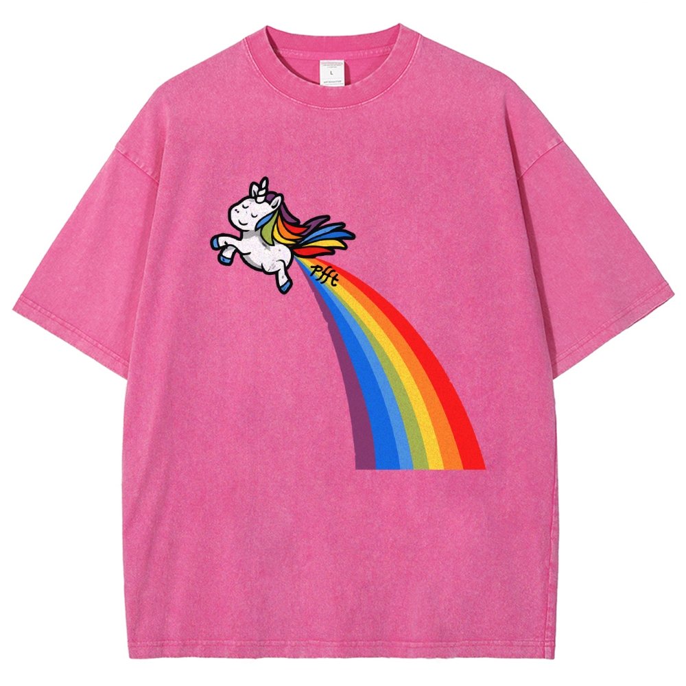 I Fart Rainbows Vintage Distressed T-shirt