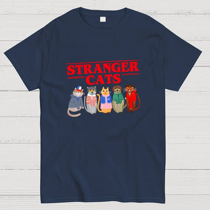 Stranger Cats Geek T-Shirt