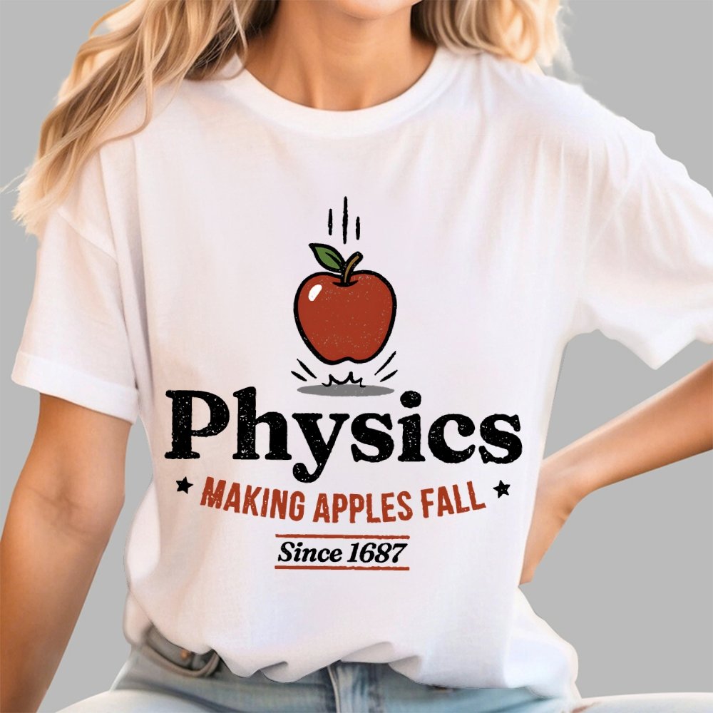 Apple Meets Physics Geek T-Shirt