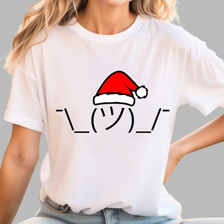 Christmas Shrug Geek T-Shirt
