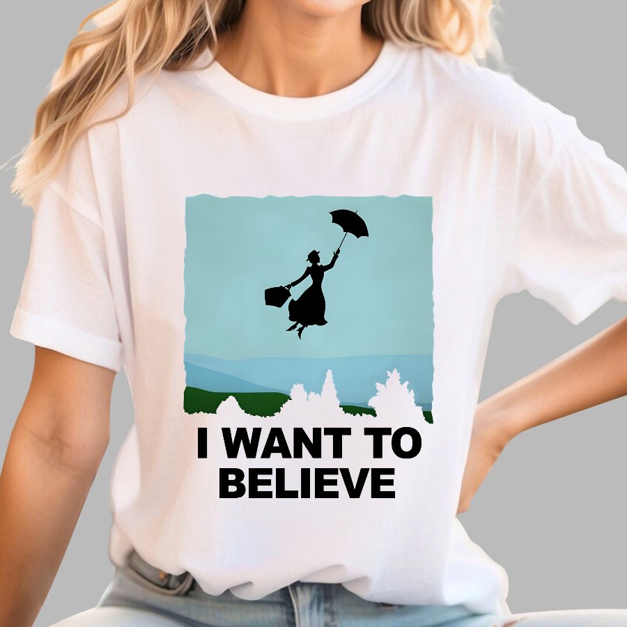I Want To Believe Perfect Nanny Geek T-Shirt