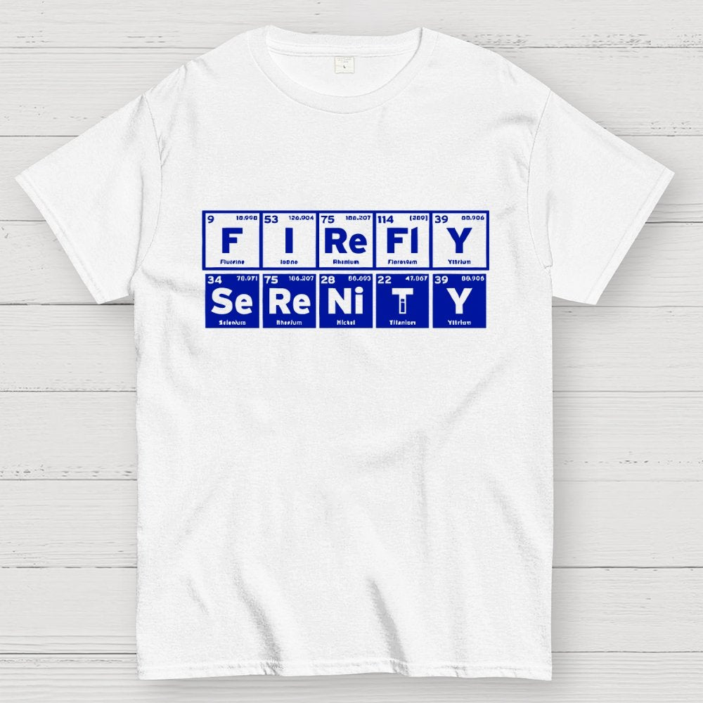 Funny Firefly Starship Symbols Geek T-Shirt