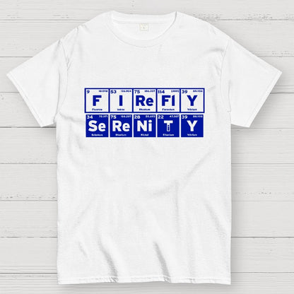 Funny Firefly Starship Symbols Geek T-Shirt
