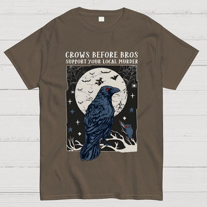 Crows Before Bros Unisex Geek T-Shirt