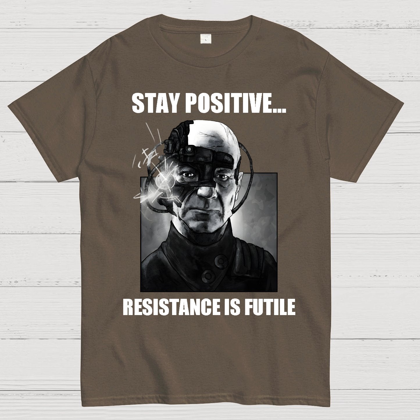 Stay positive... Persistence is key Geek T-Shirt
