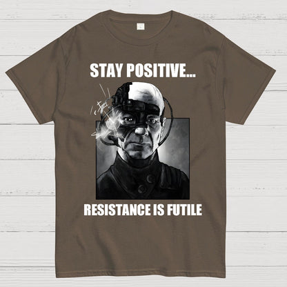 Stay positive... Persistence is key Geek T-Shirt