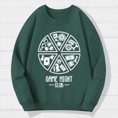 Game Night Club Geek Cotton Sweatshirt