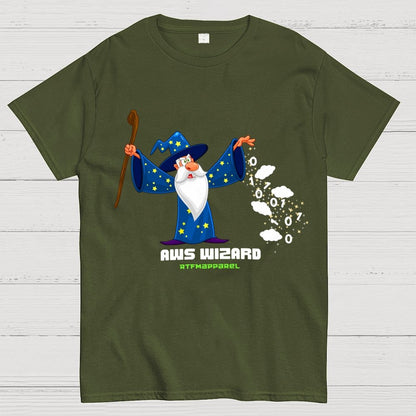 AWS Wizard , Sysadmin Geek T-Shirt
