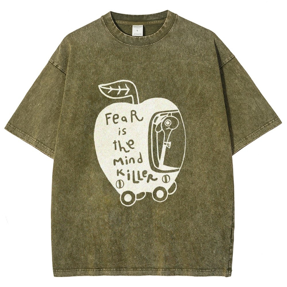 Fear Is The Mind Killer Vintage Distressed T-shirt