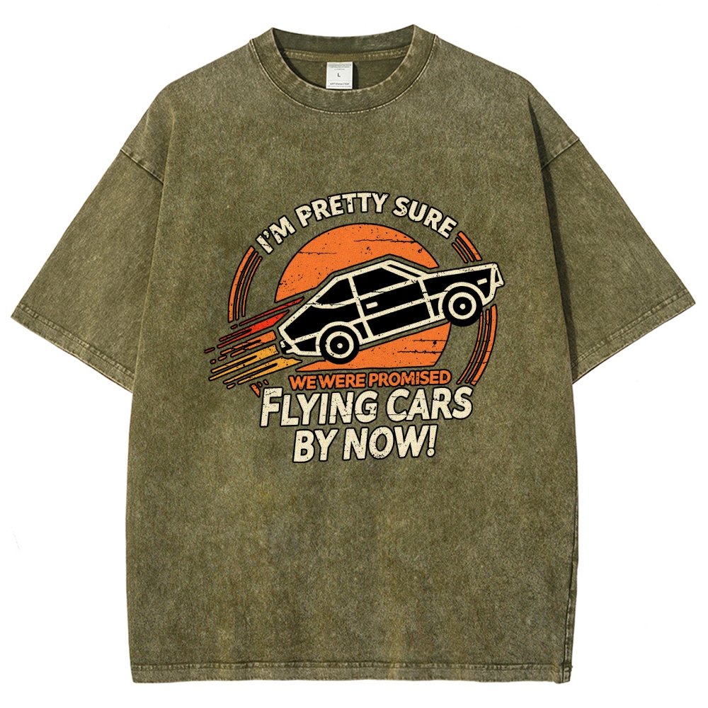 Flying Cars By Now Vintage Distressed T-shirt