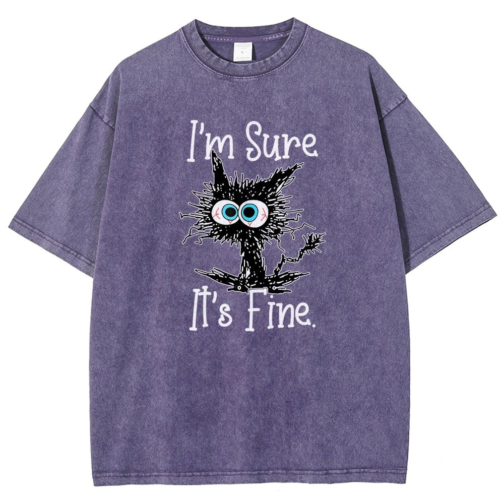 I’M Sure It’S Fine Vintage Distressed T-shirt