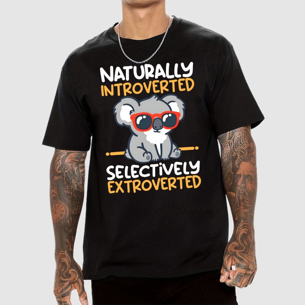 Selectively extrovert Unisex Geek T-Shirt
