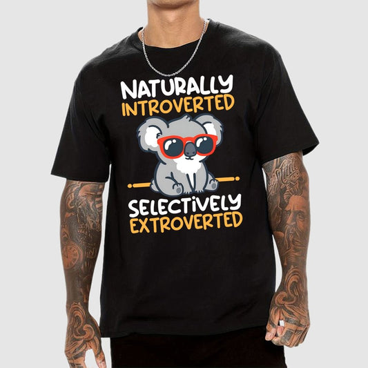 Selectively extrovert Unisex Geek T-Shirt
