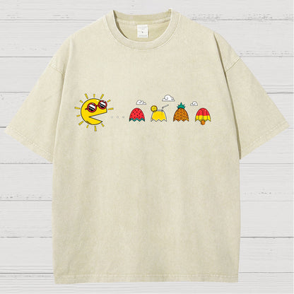 PAC-SUMMER Vintage Distressed T-shirt