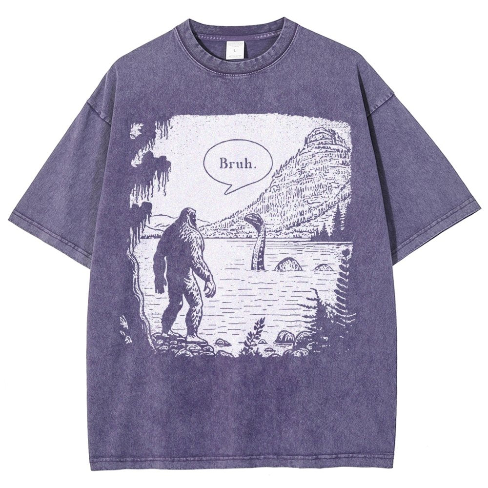 Bruh Vintage Distressed T-shirt