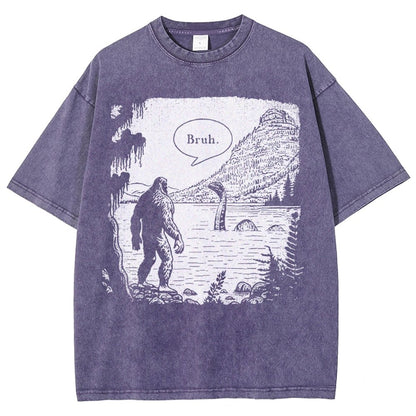 Bruh Vintage Distressed T-shirt