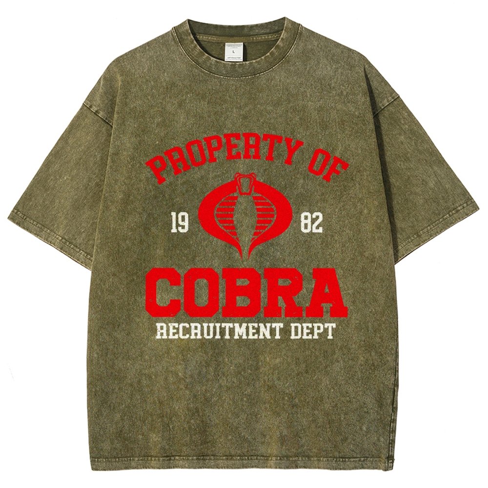 Property of Cobra Vintage Distressed T-shirt