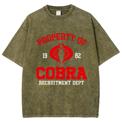 Property of Cobra Vintage Distressed T-shirt