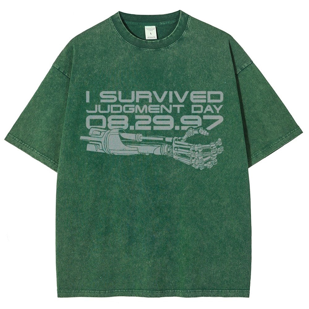 Judgment Day Survivor Vintage Distressed T-shirt