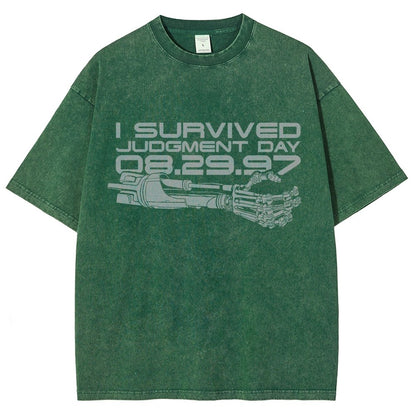 Judgment Day Survivor Vintage Distressed T-shirt