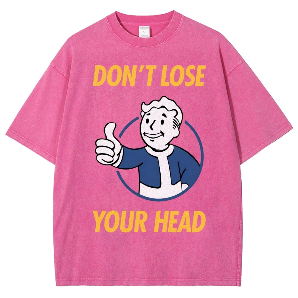 Don't Lose Your Head  Vintage Distressed T-shirt