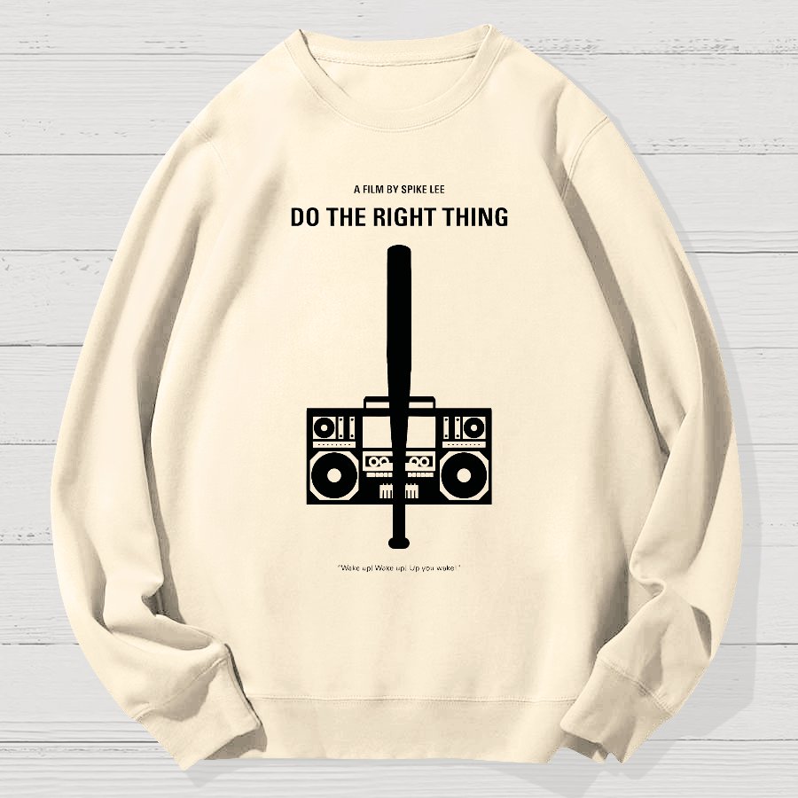 Do The Right Thing2 Geek Cotton Sweatshirt