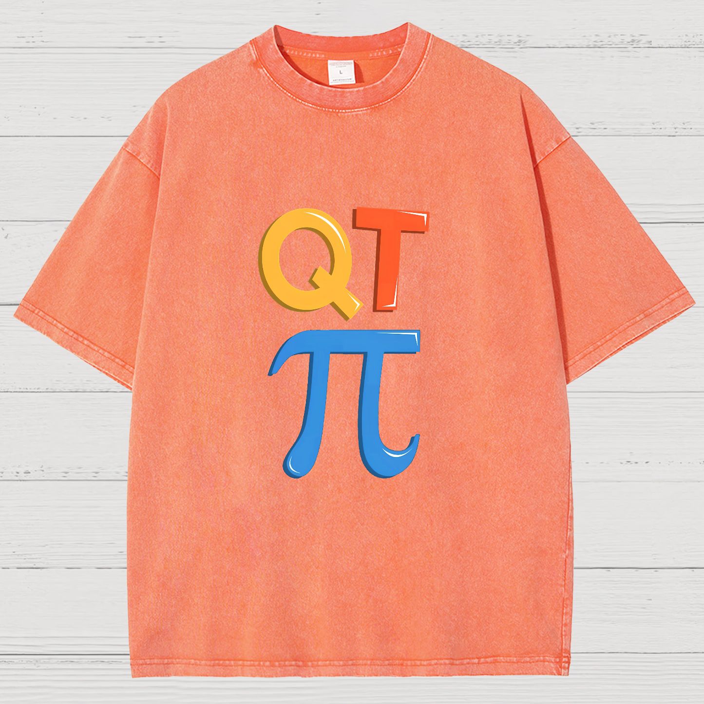 QT Pi Vintage Distressed T-shirt