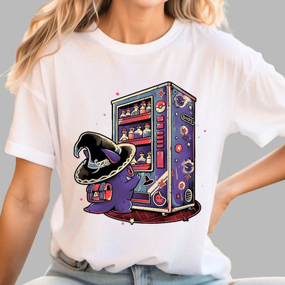 Ghost Vending Machine Geek T-Shirt