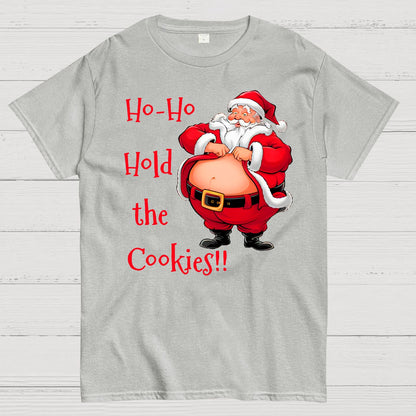 Christmas Fat Santa Geek T-Shirt