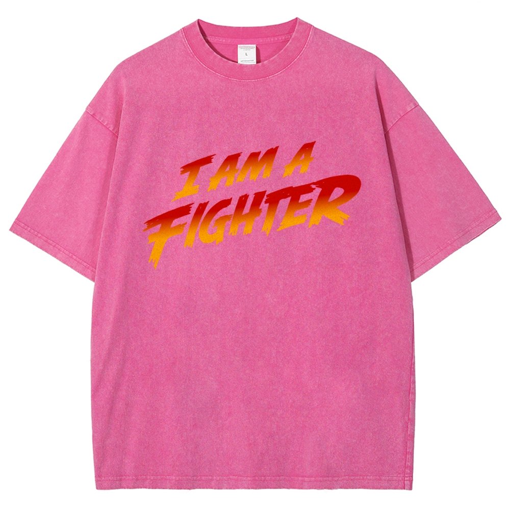 I Am A Fighter Vintage Distressed T-shirt