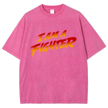 I Am A Fighter Vintage Distressed T-shirt