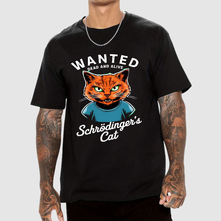 Schrödinger's Cat Is Dead or Alive Geeky T-Shirt
