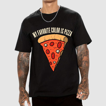 My Favorite Color is Pizza Funny Geek T-Shirt