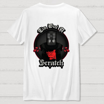 None Shall Pass - Tis But A Scratch Front And Back Printing Geek T-Shirt