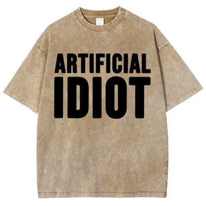 Artificial Idiot Vintage Distressed T-shirt
