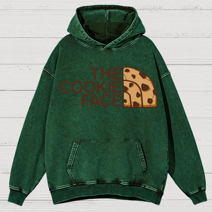 Cookie Face Vintage Distressed Hoodie