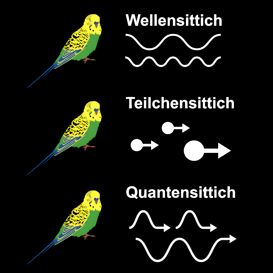 science Quantensittich Geek T-Shirt
