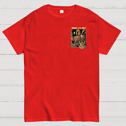 Rock Is The Way Front And Back Printing Geek T-Shirt