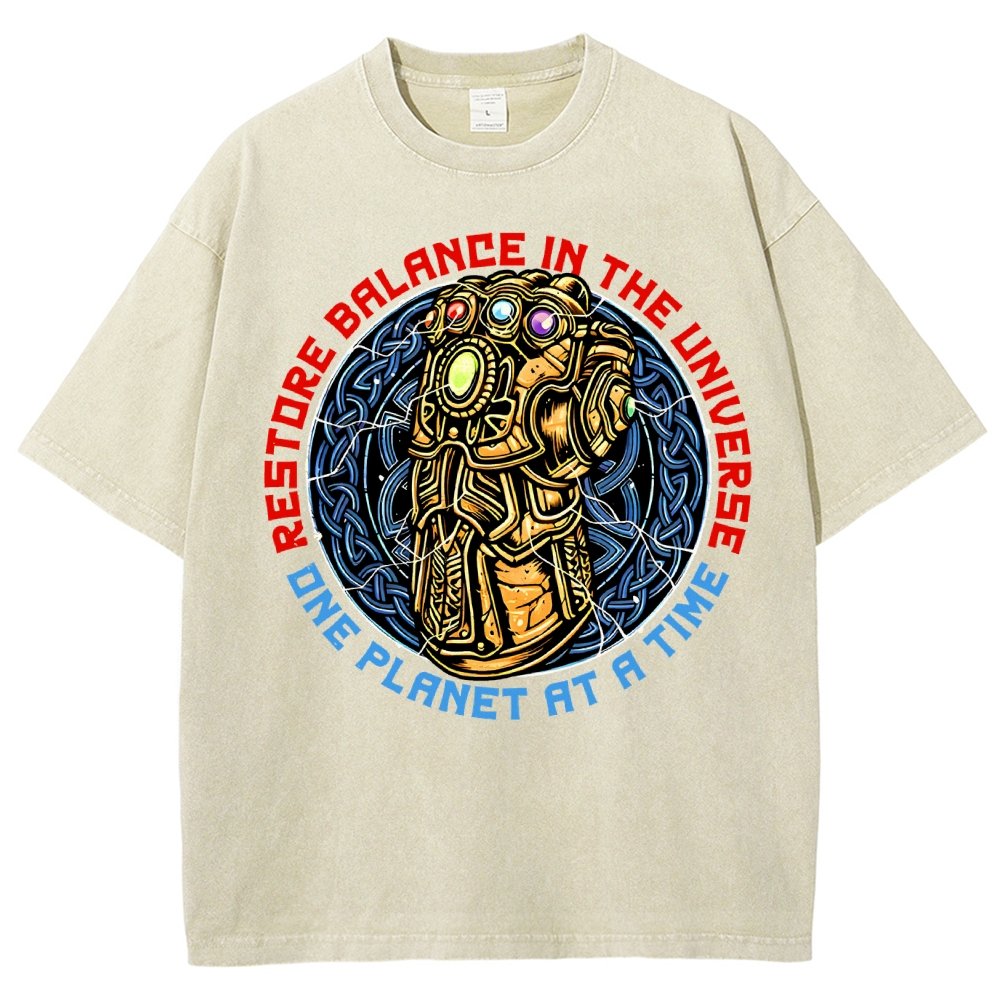 Restore Balance Vintage Distressed T-shirt