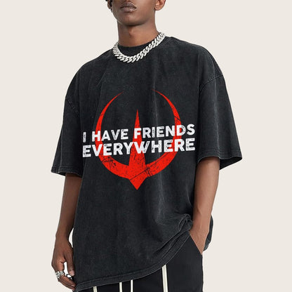 I Have Friends Everywhere Vintage Distressed T-shirt