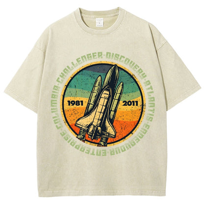 Through Hardship To The Stars Vintage Distressed T-shirt
