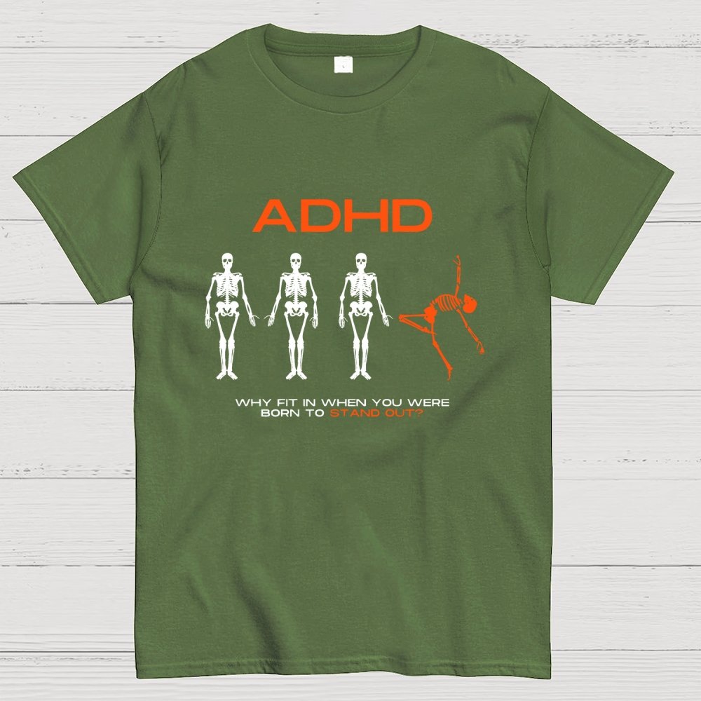 ADHD AWARENESS Unisex Geek T-Shirt