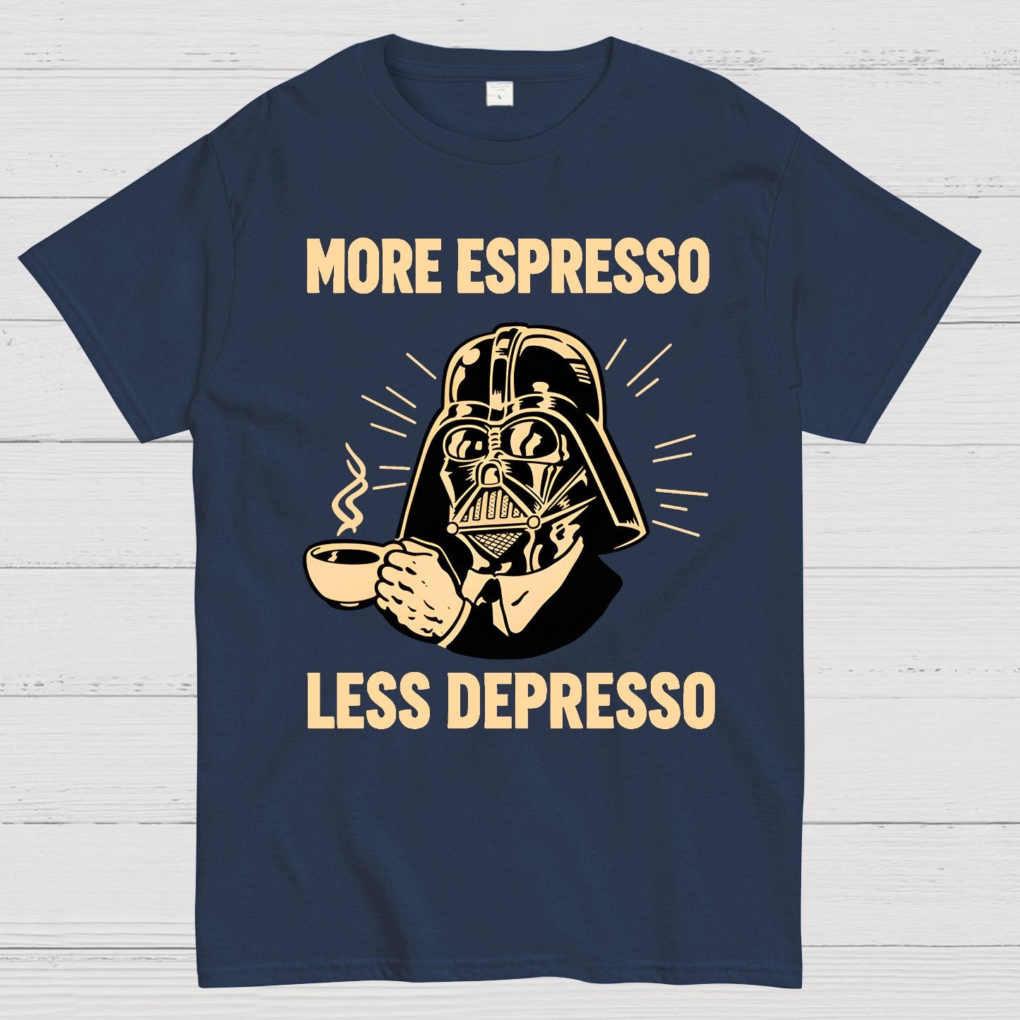 More Espresso Less Depresso Geek T-Shirt