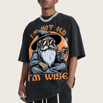 Wise Old Wizard Vintage Distressed T-shirt