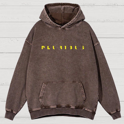 Pluribus Extraterrestrial Minimal Vintage Distressed Hoodie
