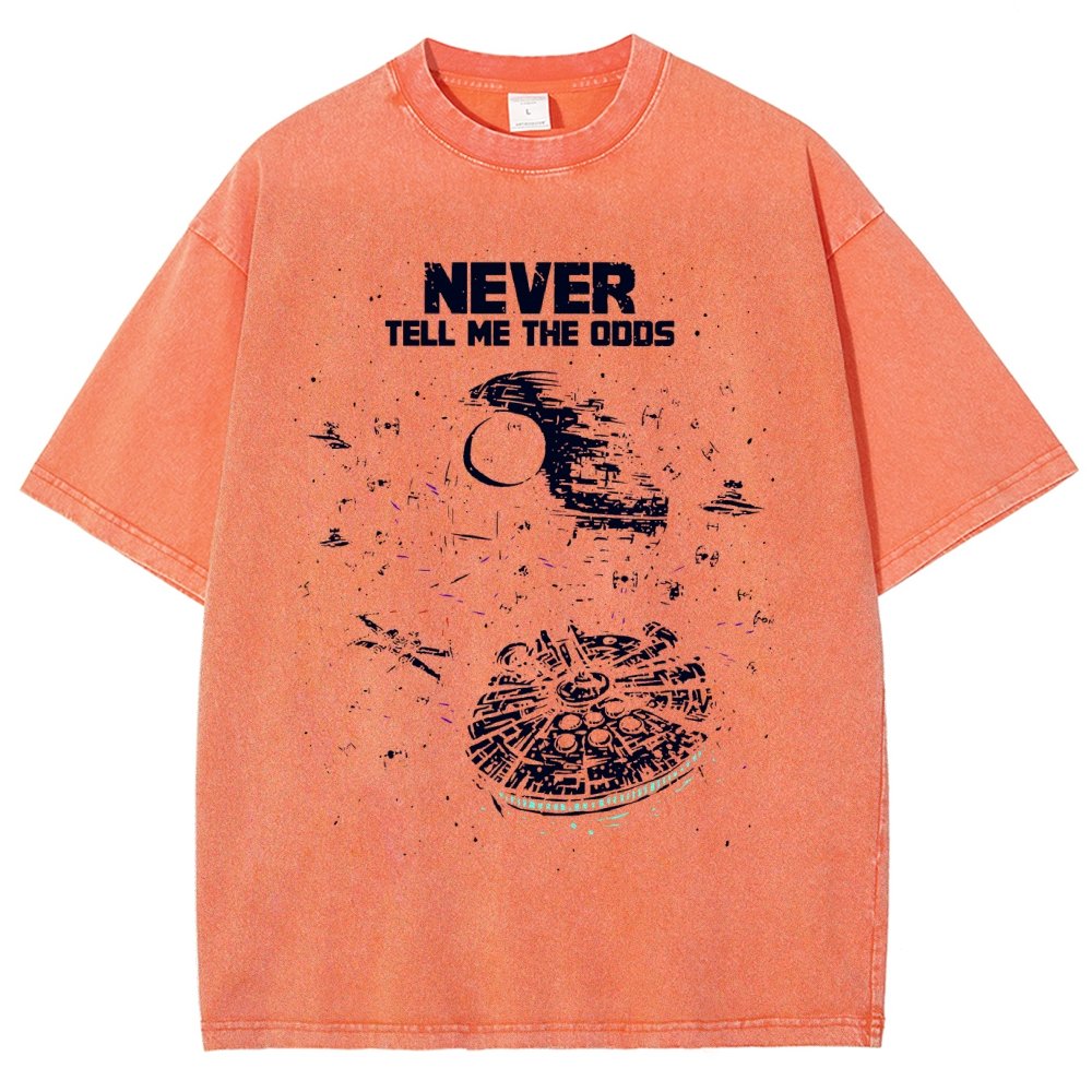Never tell me the odds  Vintage Distressed T-shirt
