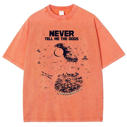 Never tell me the odds  Vintage Distressed T-shirt