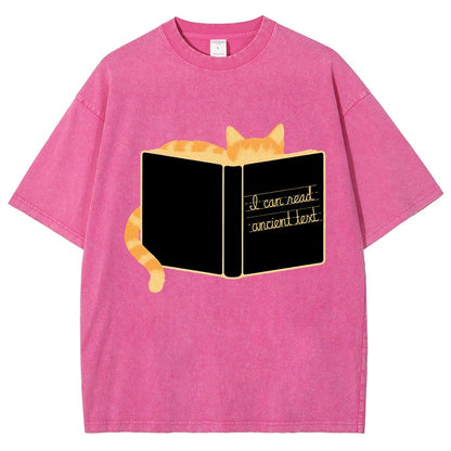 Ancient Text Vintage Distressed T-shirt