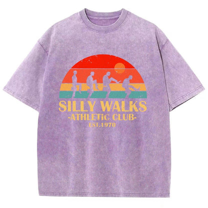Silly Walks - Athletic Club Vintage Distressed T-shirt